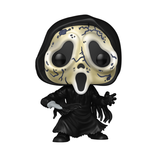Funko Pop Scream Ghost Face Distressed Mask #1962 Horror Movies Exclusive + Case