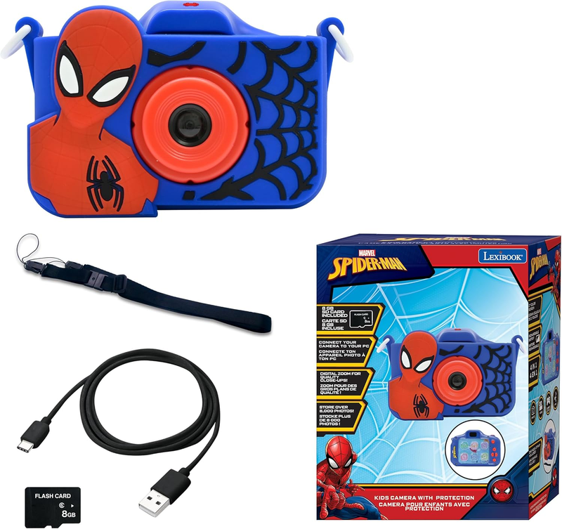 LEXIBOOK Bluey 4-In-1 Kids Camera with Protective Case Photo, Video, MP3 & Games