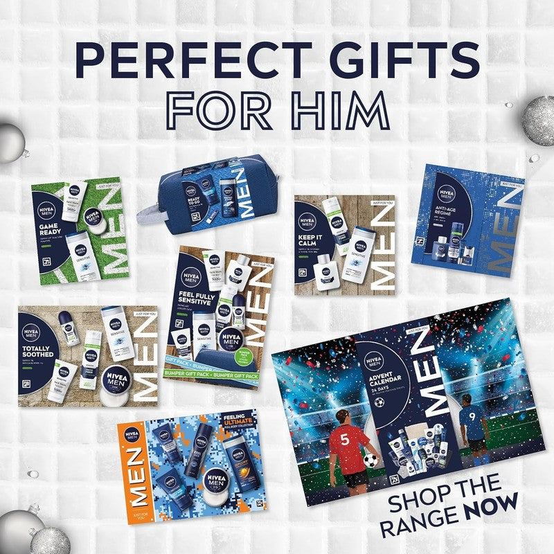 NIVEA MEN Feeling Ultimate Gift Set (5 Products), Men'S Skincare Gift Set