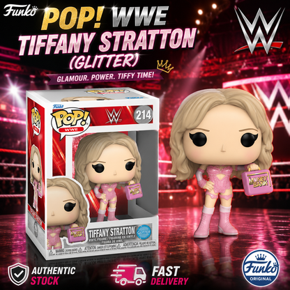 Funko Pop WWE Tiffany Stratton Glitter #214 Wrestling Vinyl Figure +Protector UK