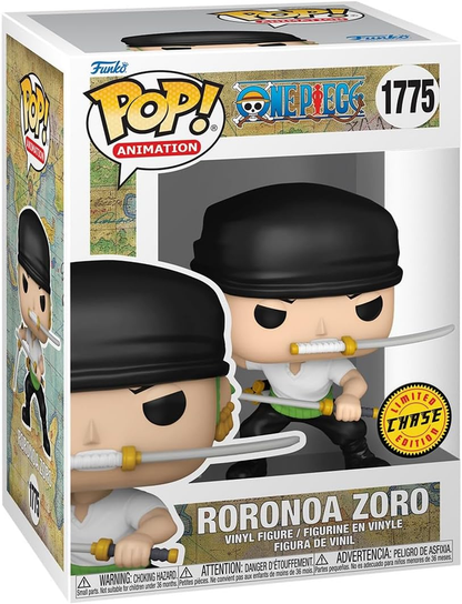 Funko Pop Roronoa Zoro 1775 Chase One Piece Anime Exclusive + Protector