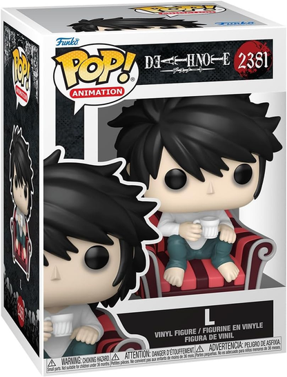 Funko POP! Animation: Death Note - L #2381 | Official Merch - Collectable Vinyl