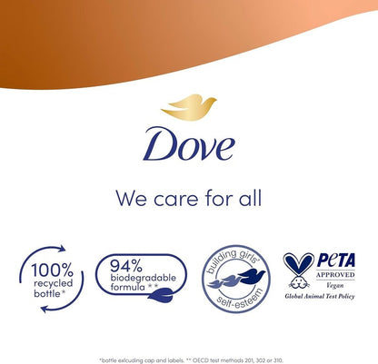 Dove Advanced Care Pampering Body Wash, Skin Cleanser Shower Gel Shea Butter UK