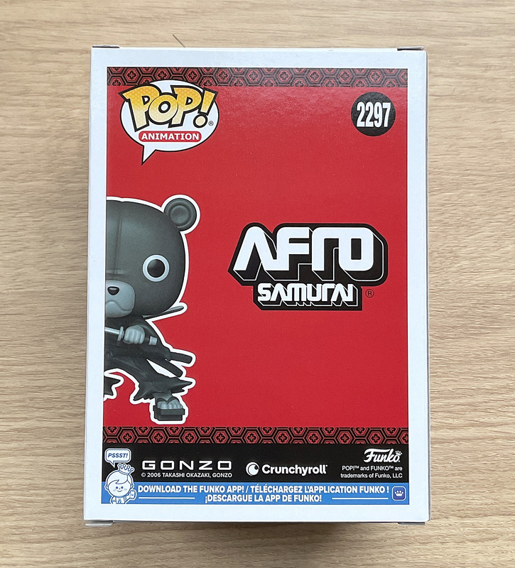 Funko Pop Afro Samurai Kuma # 2297 Exclusive Anime Vinyl Figure UK + Protector