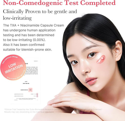 Medicube TXA Niacinamide Capsule Cream 55m Tone Brightening Korean Skincare Glow
