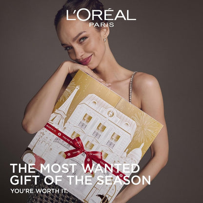 L'Oréal Paris Gift Set, 24 Beauty Iconic Makeup, Skincare & Haircare Worth £240