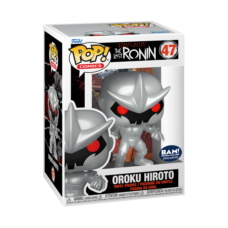 Funko Pop Teenage Mutant Ninja Turtles Oroku Hiroto #47 Exclusive Comics Vinyl