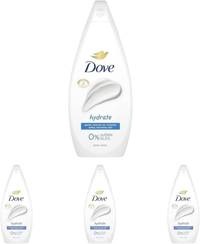 Dove Nourishing Body Wash Soft Smooth Creamy Gentle Skin Cleanser Pack