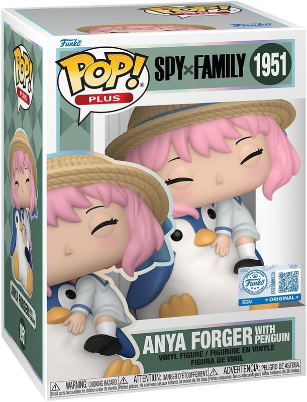 Funko Pop! Anya Forger w/ Penguin  #1951 Limited Edition Spy X Family +Protector