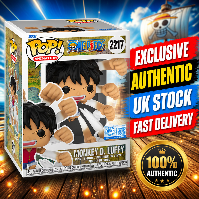 Funko Pop Premium One Piece Luffy Gum Gum Gatling 2217 Exclusive Anime Vinyl