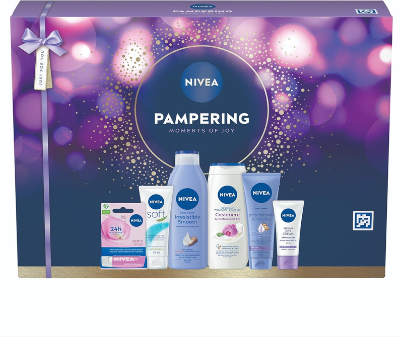 NIVEA Pampering Moments of Joy Gift Set (6 Products) – Women'S Gift Set