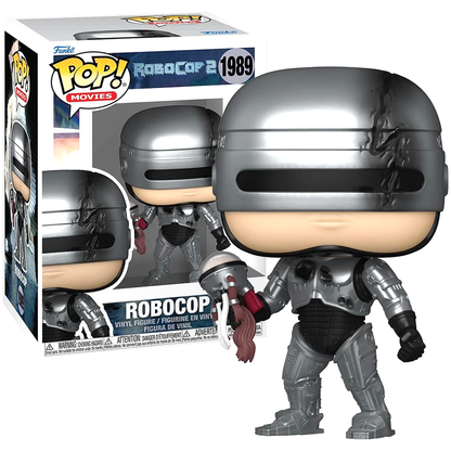 Funko Pop RoboCop 2 Metallic Exclusive CHASE  #1 989 Movies Figure UK + Protecto