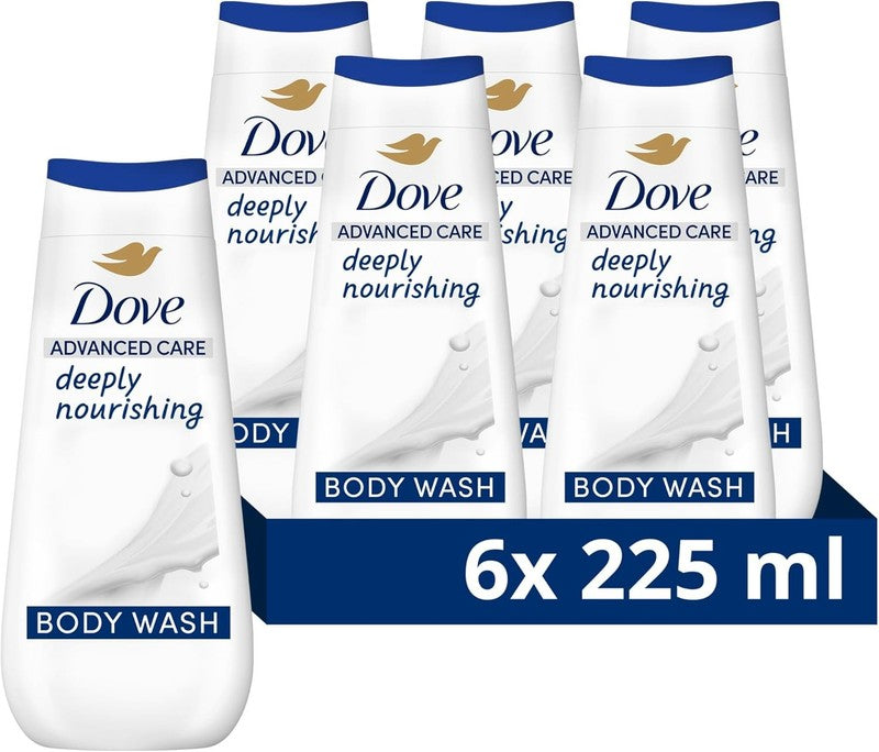 Dove Advanced Care Deeply Nourishing Body Wash Body Cleanser Shower Gel Skin