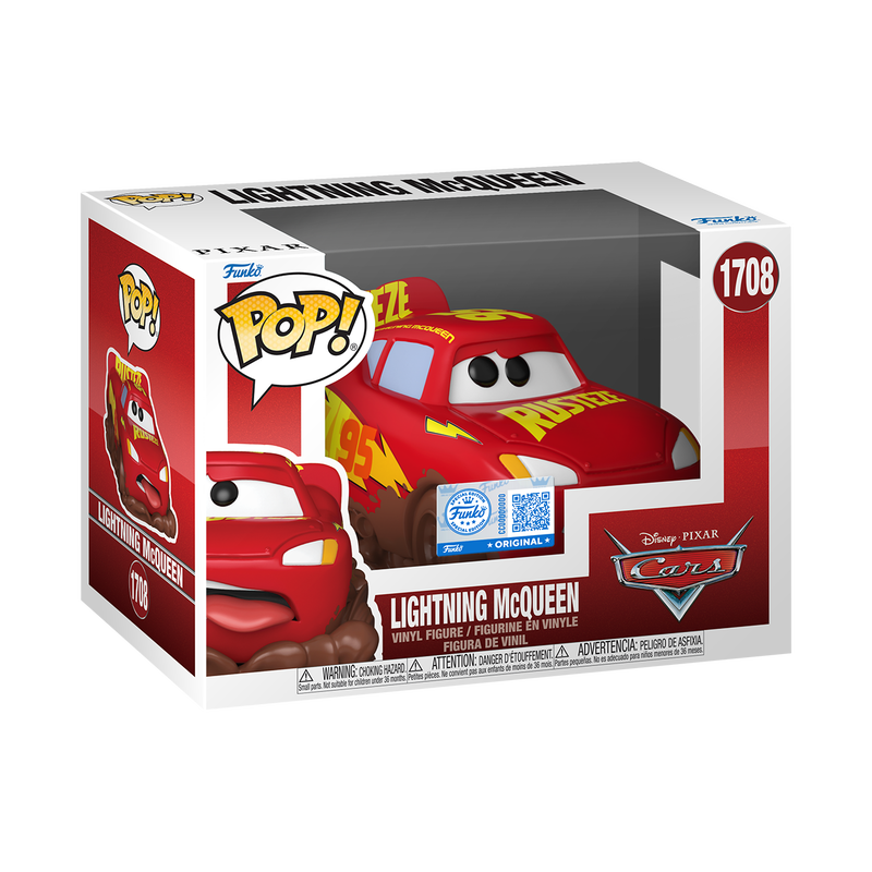 Lightning Mcqueen 1708  Funko Pop! Exclusive Disney Pixar Cars Vinyl +Protector