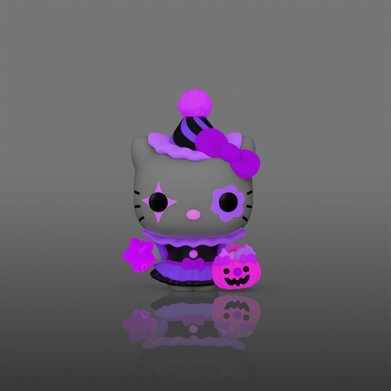 Funko Pop Sanrio Hello Kitty Spooky Glow #155 Halloween Clown  Anime Vinyl +Case