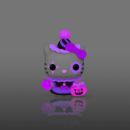Funko Pop Sanrio Hello Kitty Spooky Glow #155 Halloween Clown  Anime Vinyl +Case
