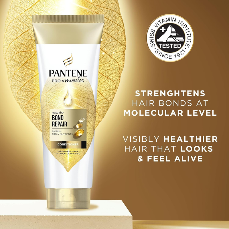 Pantene Molecular Bond Repair Shampoo + Conditioner + Deep Conditioning Hair