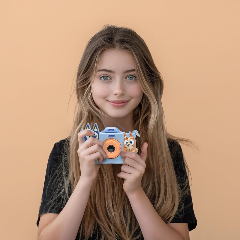 LEXIBOOK Bluey 4-In-1 Kids Camera with Protective Case Photo, Video, MP3 & Games