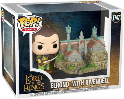 Funko Pop Elrond Rivendell 1747 Lord Of The Rings Town Vinyl Figure Gift UK LOTR