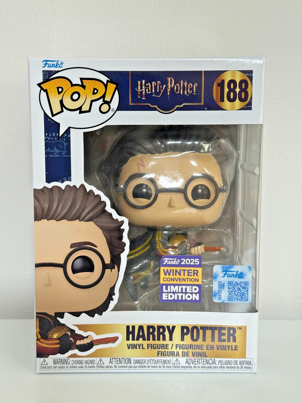 Funko Pop! Harry Potter Quidditch #18 Winter Convention Exclusive Movies + Case
