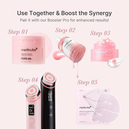 Medicube PDRN Pink Peptide Serum Salmon DNA Korean Skincare Glow Genuine KBeauty