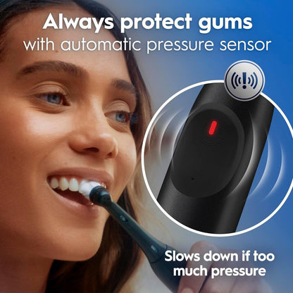 Oral-B Io2 Duo Electric Toothbrushes, 2 Handles, Night Black and Calm Pink