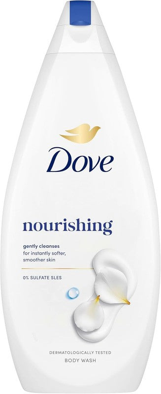 Dove Nourishing Body Wash Soft Smooth Creamy Gentle Skin Cleanser Pack