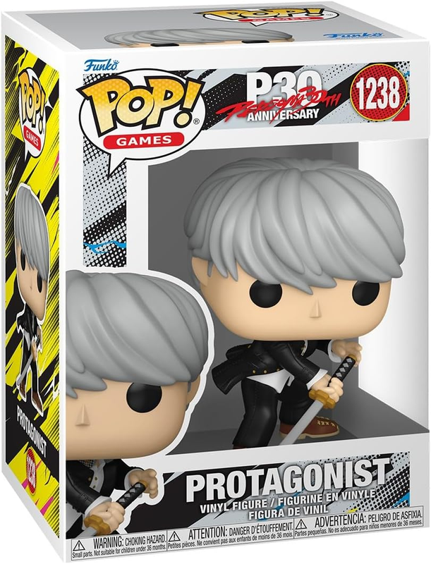 Funko Pop Persona 4 (Yu) Protagonist # 1238 30th Anniversary Games Vinyl Figure