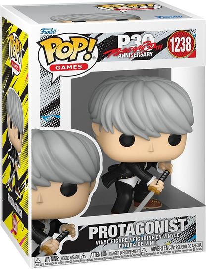 Funko Pop Persona 4 (Yu) Protagonist # 1238 30th Anniversary Games Vinyl Figure