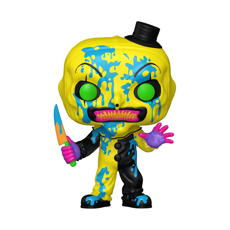 Funko Pop Terrifier 3 Art The Clown Glow Chase 1948 Horror Movie Exclusive +Case