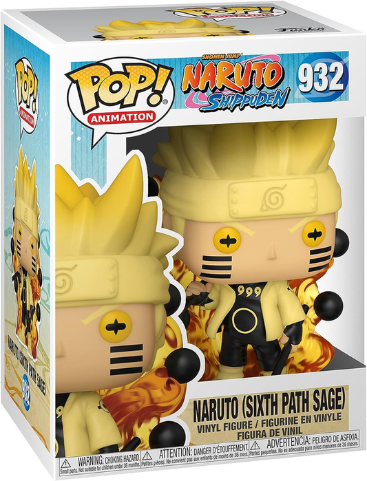 Funko POP!  Naruto Uzumaki Six Path Sage # 932 Collectable Vinyl Anime Figure UK