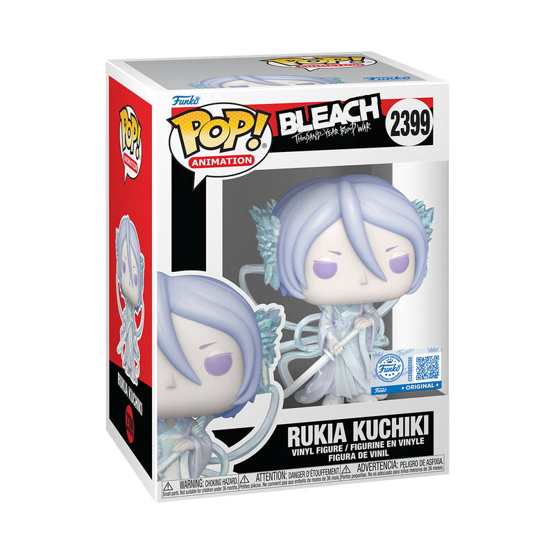 Funko Pop Bleach Rukia Kuchiki Bankai # 2399 Exclusive Anime Vinyl + Protector