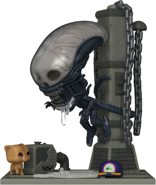 Funko Pop Deluxe Alien Xenomorph  with Jonesy (Hovering) #1936 Exclusive Sci-Fi