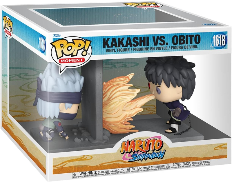 Funko Pop Moment Naruto Shippuden Kakashi Vs Obito #1618 Deluxe Vinyl Figure