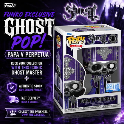 Funko Pop Rocks Ghost Papa V Perpetua #500 Exclusive Music Vinyl +Protector UK