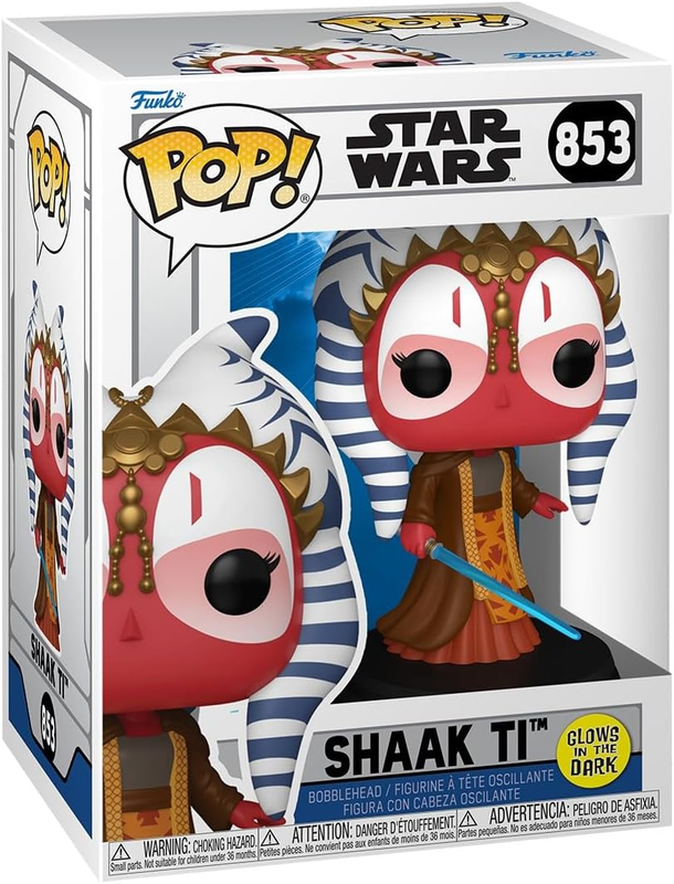 Funko POP! Star Wars: Clone Wars - Shaak Ti # 853- Glow in Dark - Vinyl Figure