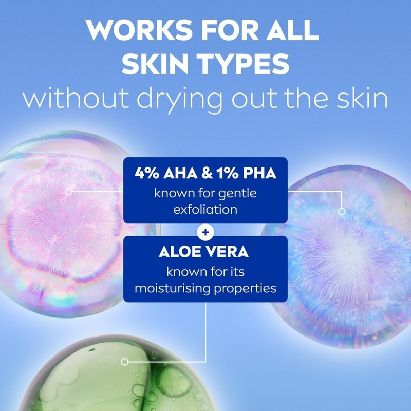 NIVEA Luminous 630 Instant Skin Glow Daily Liquid Exfoliant 100Ml, Face Exfoliat