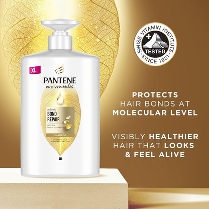 Pantene Molecular Bond Repair Shampoo with Biotin. Pump Bottle Dispenser 1000Ml