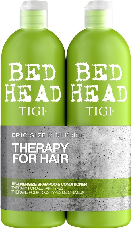 Bed Head by TIGI Re-Energize Shampoo & Conditioner Set - Hydrating Smooth Hair