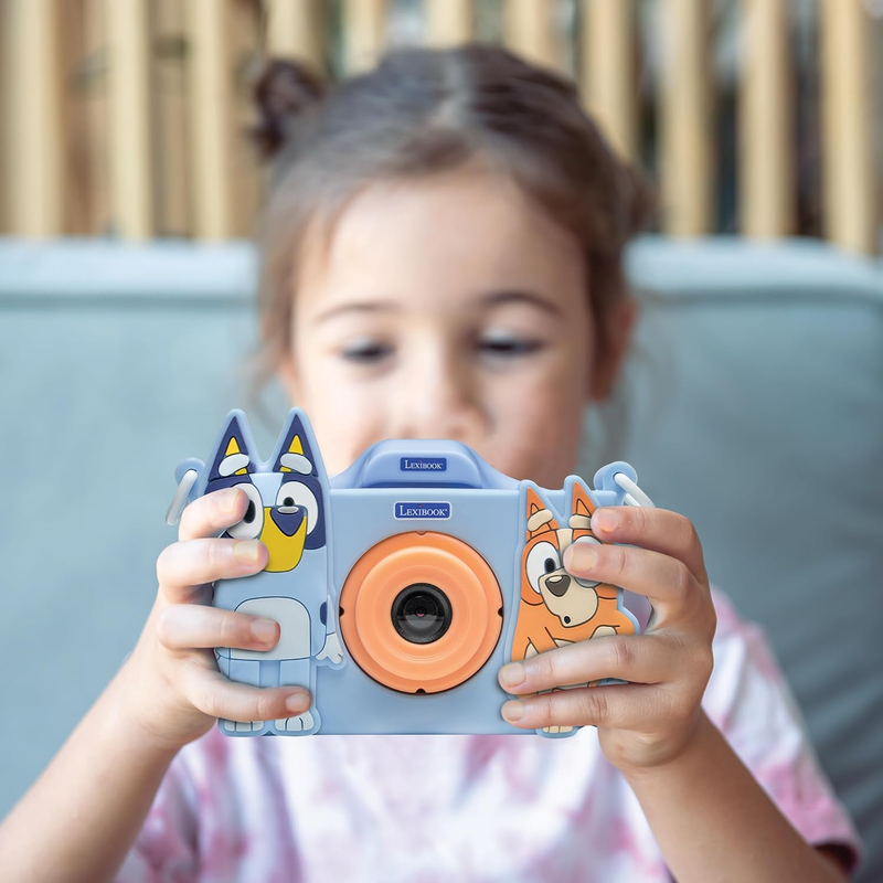 LEXIBOOK Bluey 4-In-1 Kids Camera with Protective Case Photo, Video, MP3 & Games