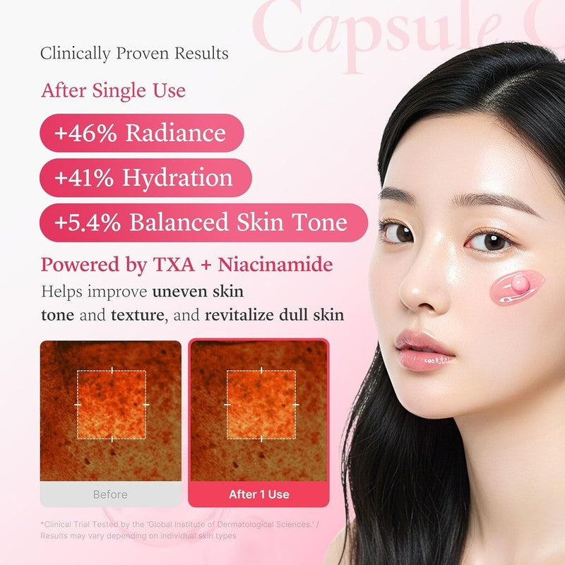 Medicube TXA Niacinamide Capsule Cream 55m Tone Brightening Korean Skincare Glow