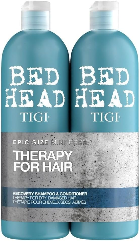 Bed Head by TIGI 750Ml Recovery Shampoo and Conditioner Set Deep Moisture Hair