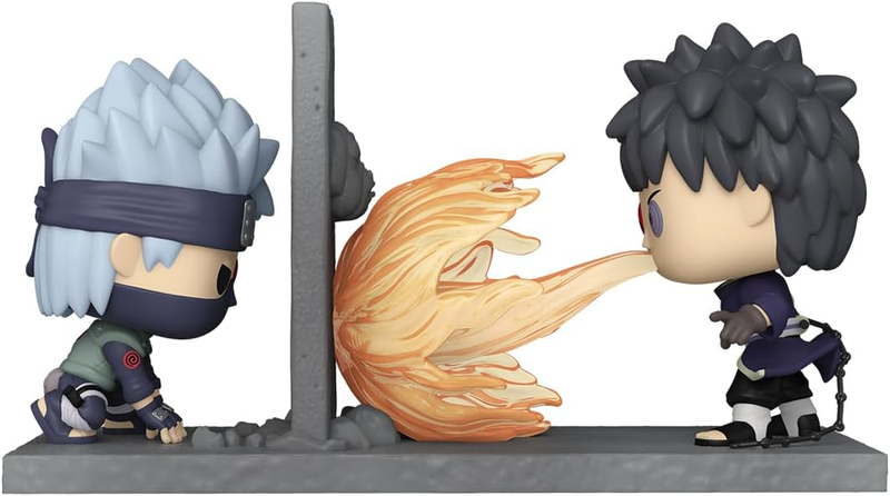 Funko Pop Moment Naruto Shippuden Kakashi Vs Obito #1618 Deluxe Vinyl Figure