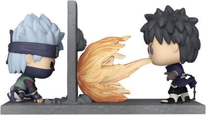 Funko Pop Moment Naruto Shippuden Kakashi Vs Obito #1618 Deluxe Vinyl Figure
