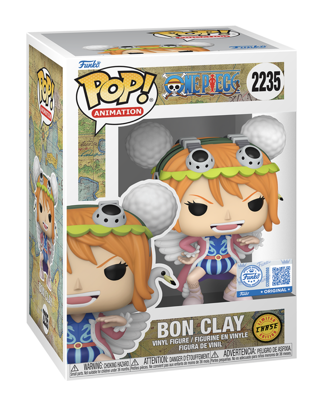 Funko Pop One Piece Bon Clay As Nami 2235 Chase Exclusive Anime Vinyl +Protector
