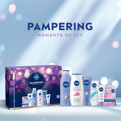 NIVEA Pampering Moments of Joy Gift Set (6 Products) – Women'S Gift Set