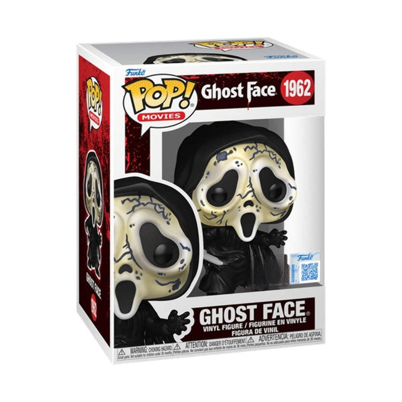 Funko Pop Scream Ghost Face Distressed Mask #1962 Horror Movies Exclusive + Case