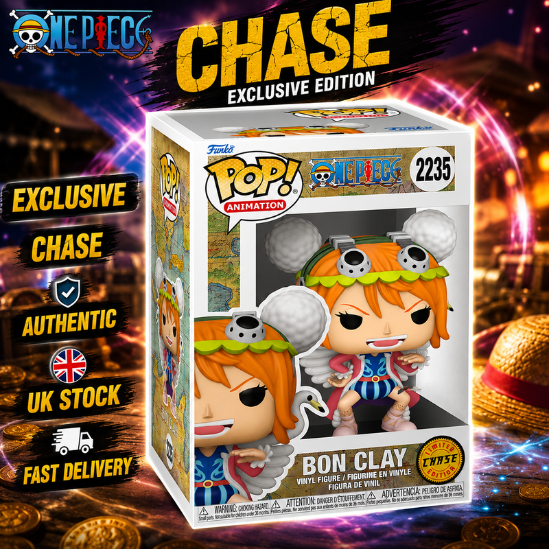 Funko Pop One Piece Bon Clay As Nami 2235 Chase Exclusive Anime Vinyl +Protector