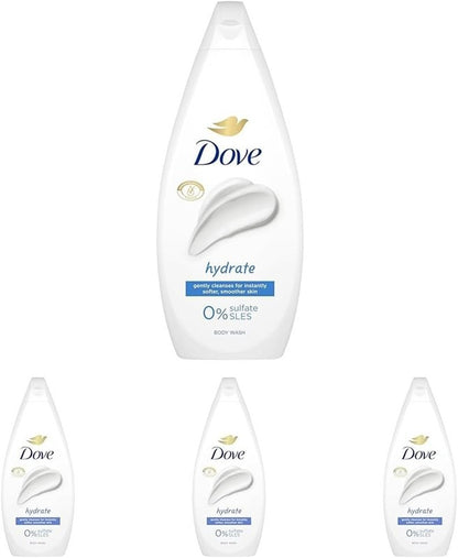 Dove Nourishing Body Wash Soft Smooth Creamy Gentle Skin Cleanser Pack