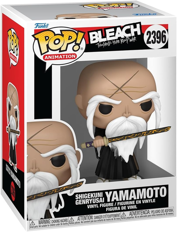 Funko Pop Bleach TYBW Genryusai Yamamoto #2396 Anime Soul Reaper Vinyl Figure UK